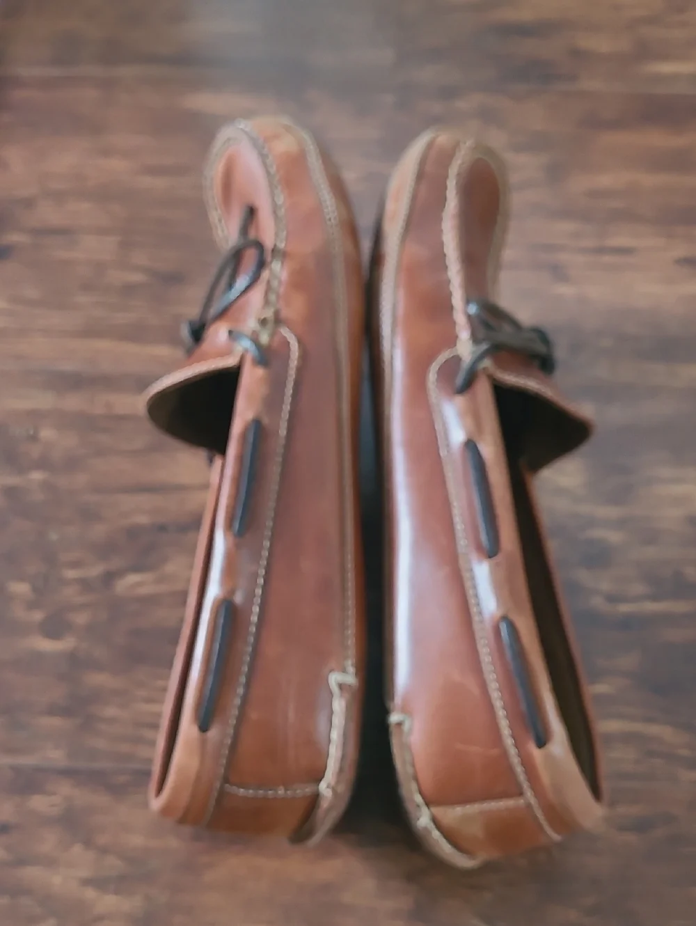 L L Bean Double Sole Men's Classic Leather Driving Moccasins - Brown Size 11